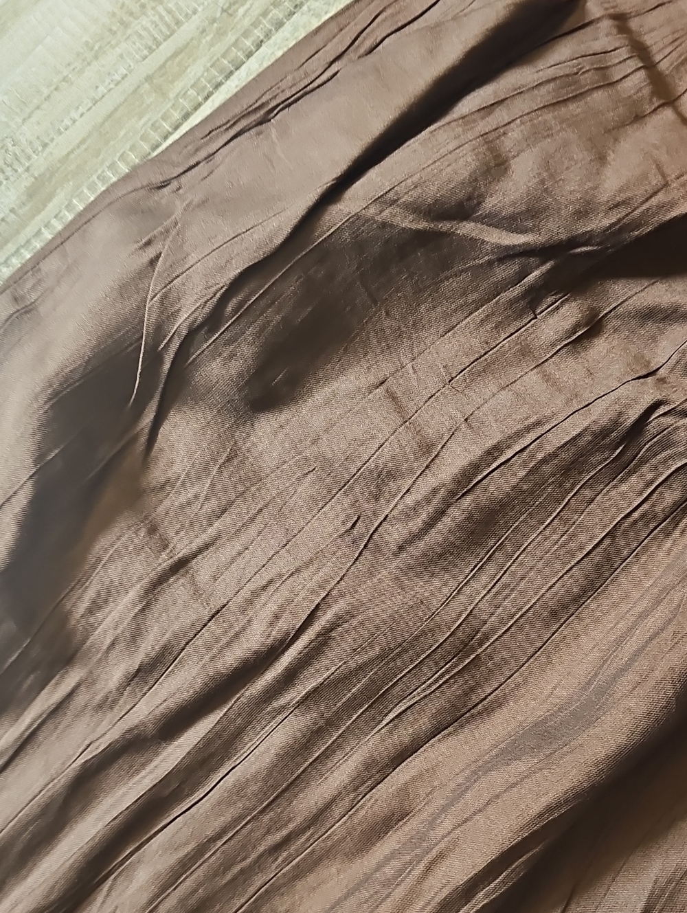 NWT Streetwear Society Pants Wide Leg Pull On Medium Brown Lightweight - Picture 3 of 5